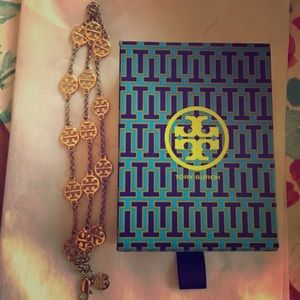 Tory Burch three strand bracelet w/ box & tissue